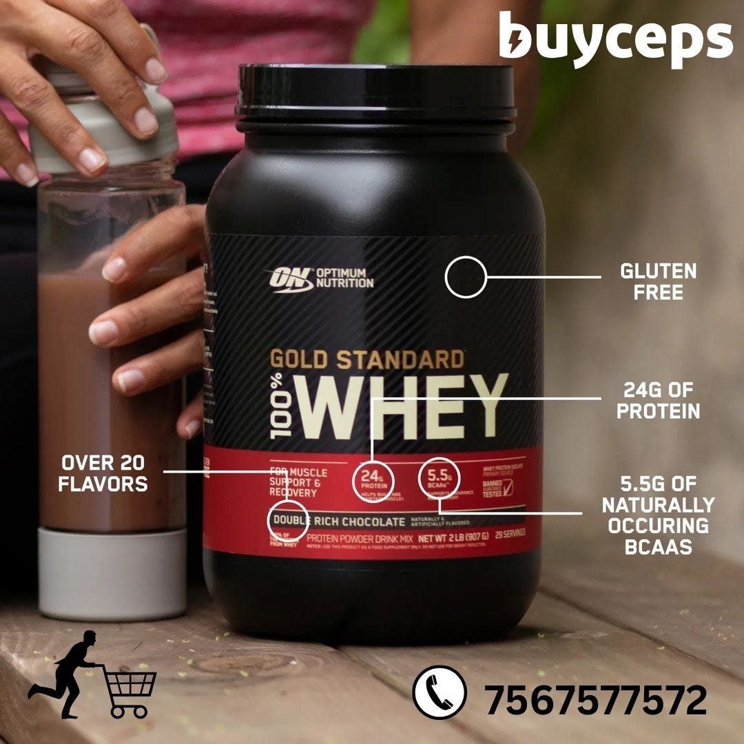 Gold Standard 100 Whey Protein Powder in India In 2024 by Buyceps