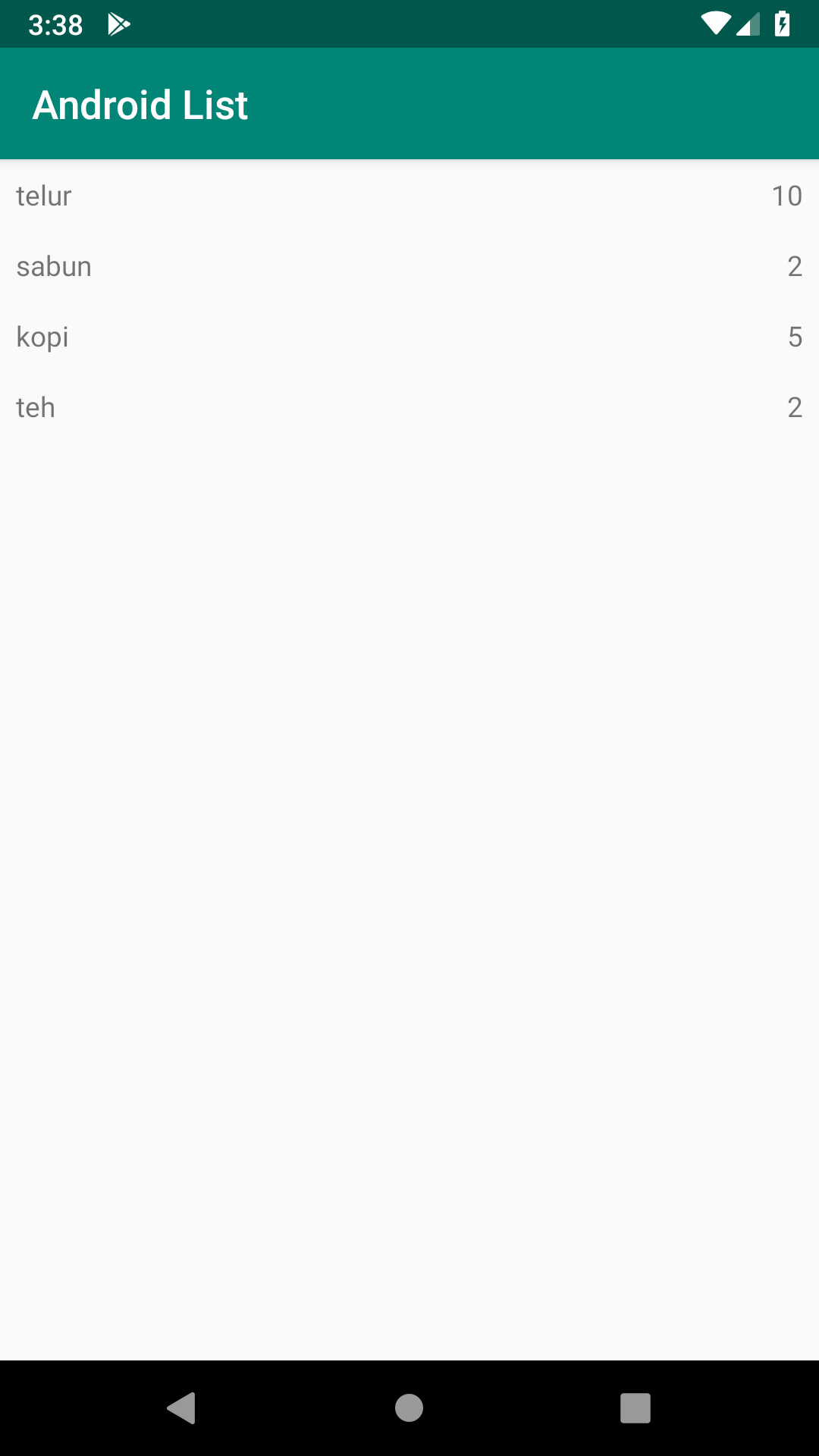 Tutorial Menampilkan List pada Aplikasi Android (Menggunakan Recycler ...