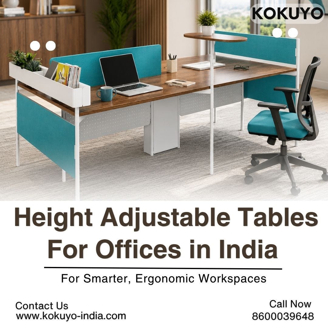 Height Adjustable Tables for Offices in India