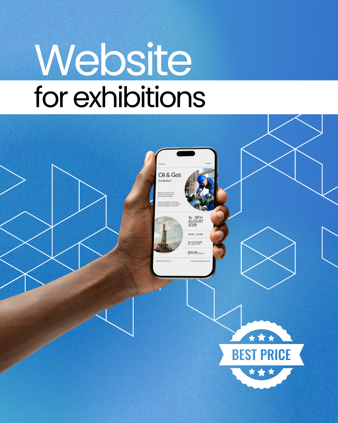 Website for Exhibition in the UAE