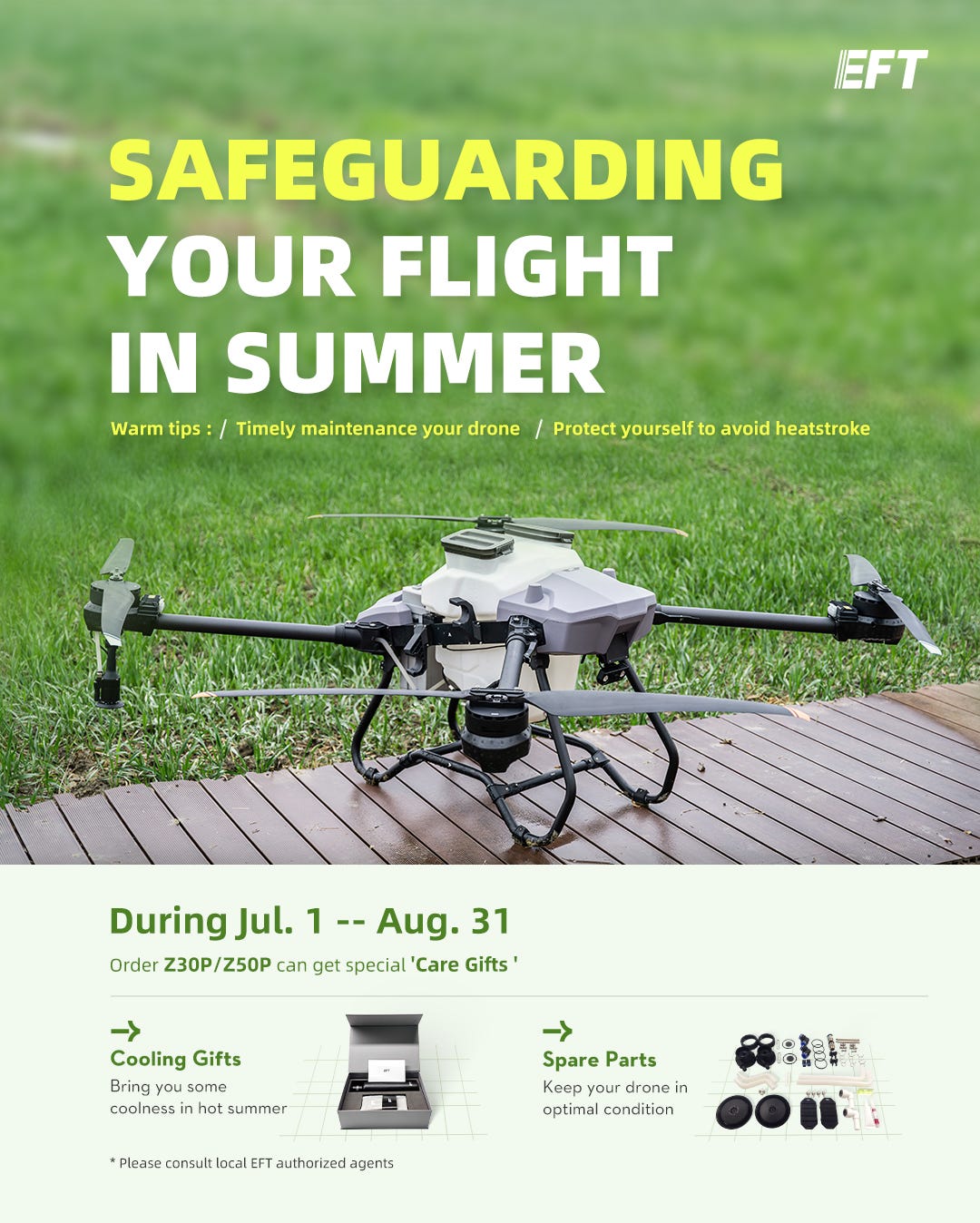 Summer heat? Let drones help you to handle spraying and fertilizing easily ！
