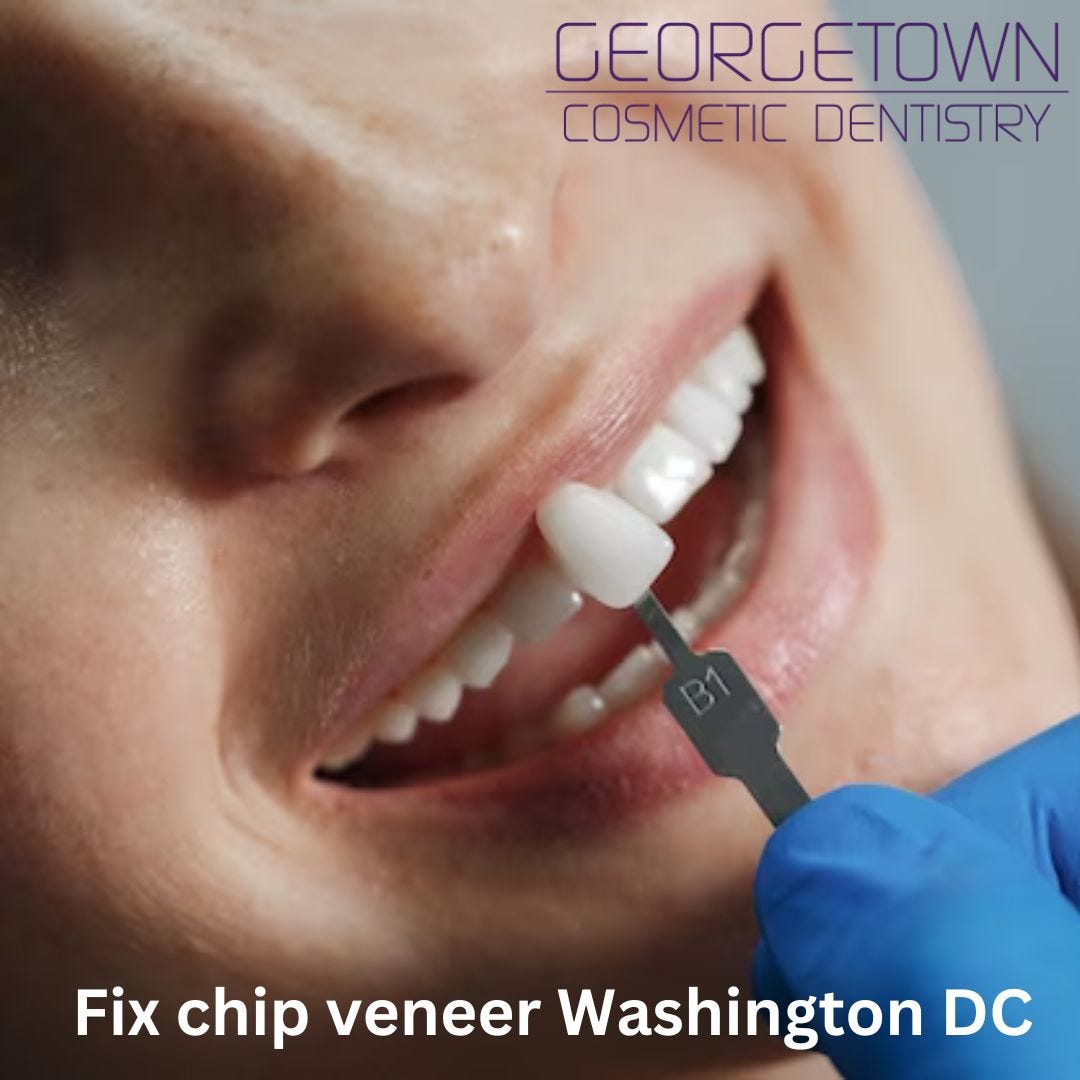Discover the secrets to Totally Fixing Chip Veneer Washington DC