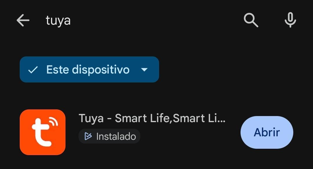 Aplicativo Android Tuya