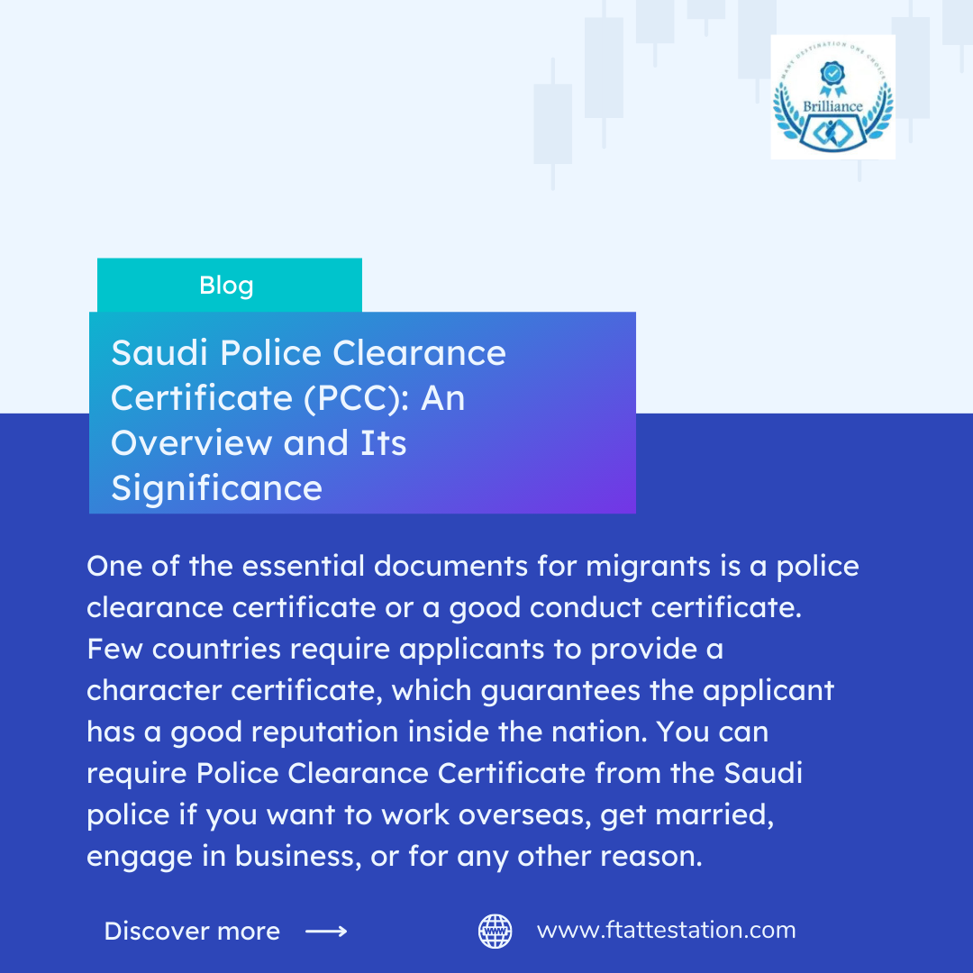 Saudi Police Clearance Certificate (PCC): An Overview and Its