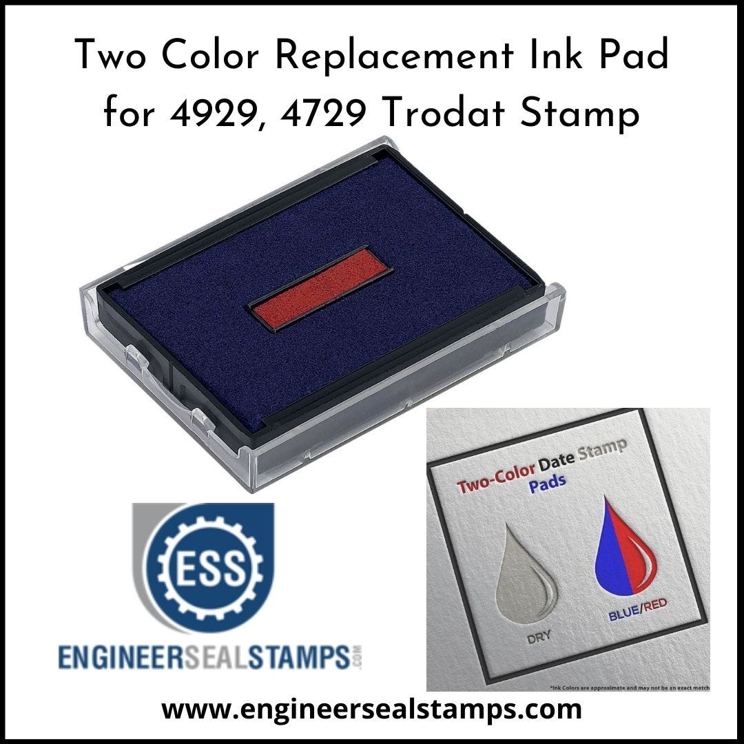 Replacement Pad For The 4817 Stamp, Red Ink