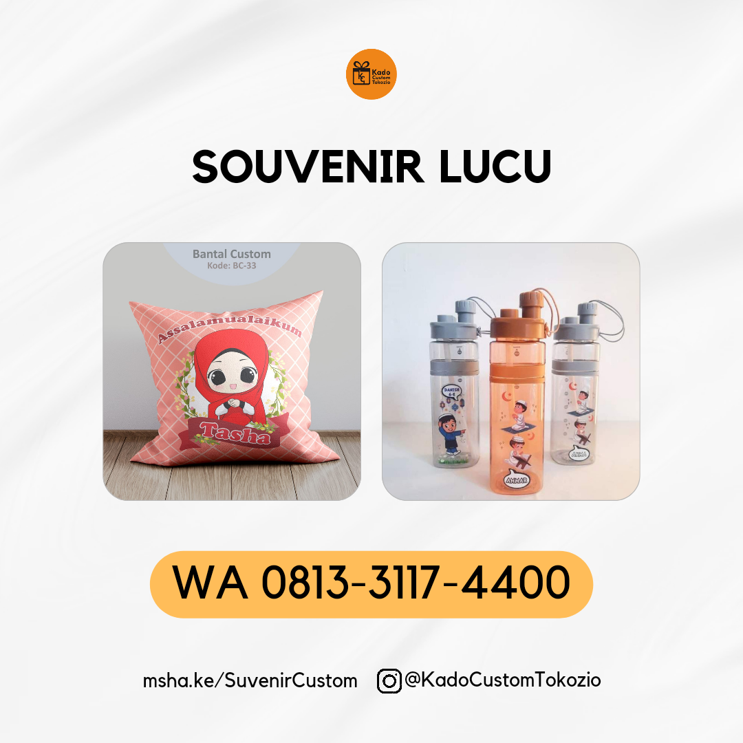 Berkualitas, Souvenir Lucu Bandung WA 081–3311–74400