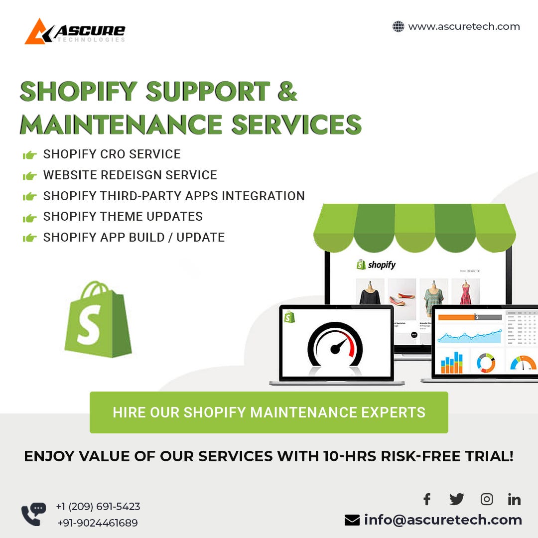 Maximizing Your E-commerce Success: Unlocking the Power of Shopify Support and Maintenance Services