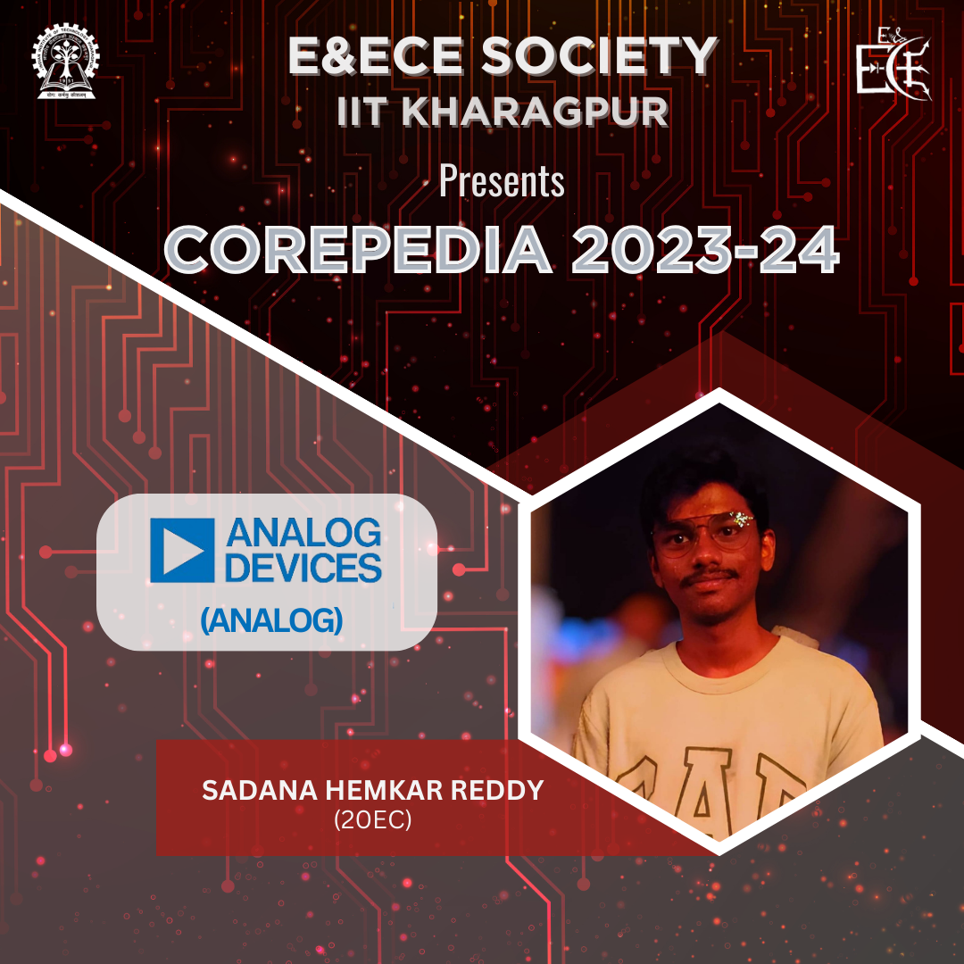 Internship at Analog Devices Inc. (ADI) Sadana Hemkar Reddy (20EC