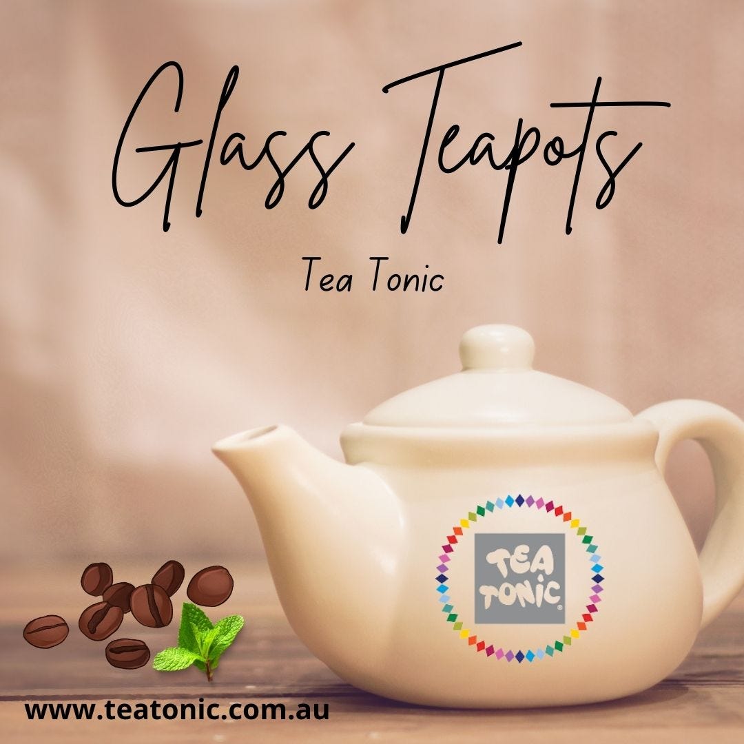 Glass teapots in Australia Tea Tonic Medium