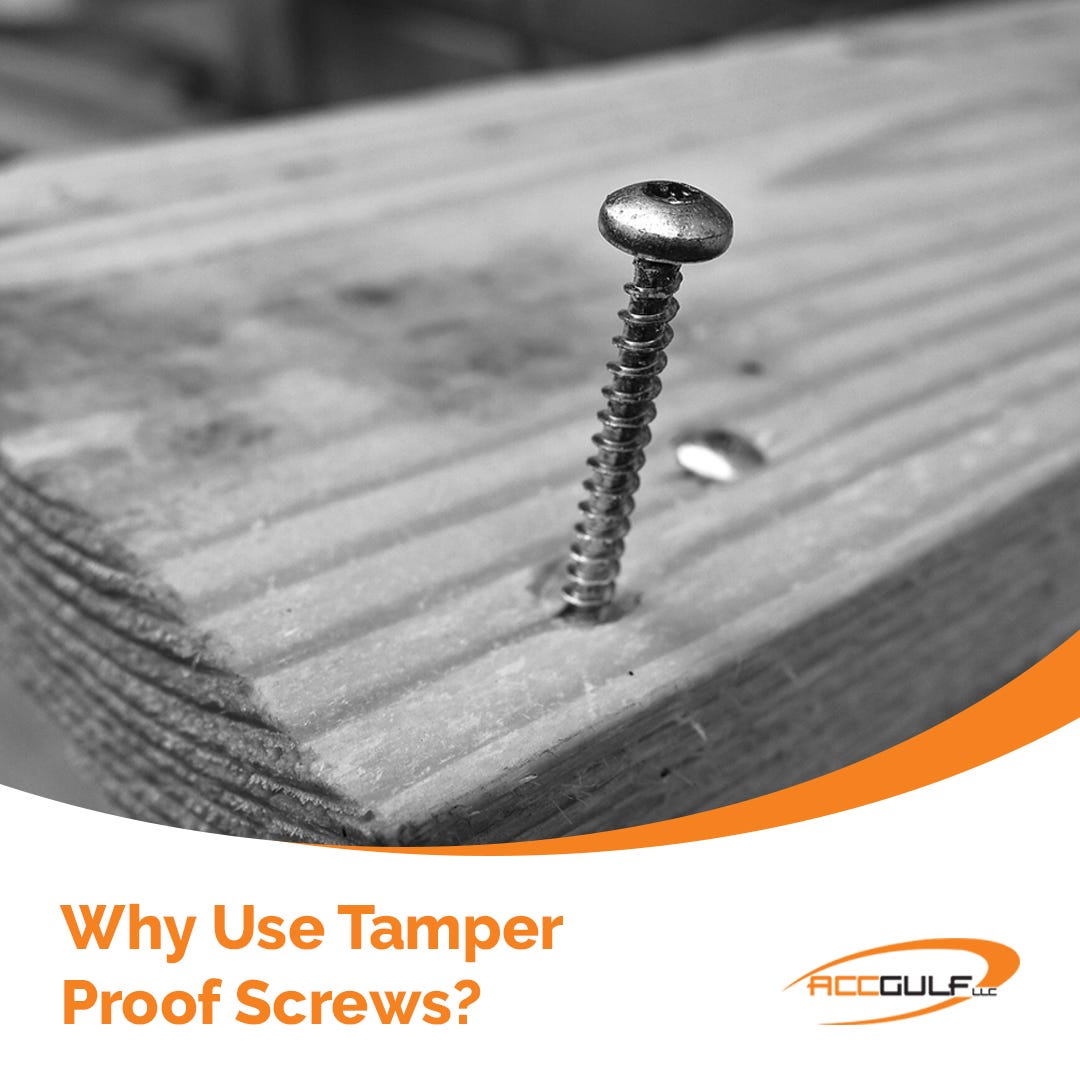 Why use tamper proof screws. Tamper proof screws have recently… by