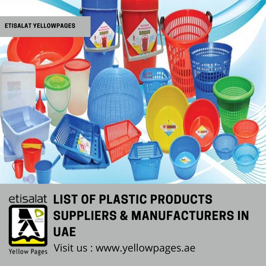 List of Plastic Products Suppliers & Manufacturers in UAE Rakesh