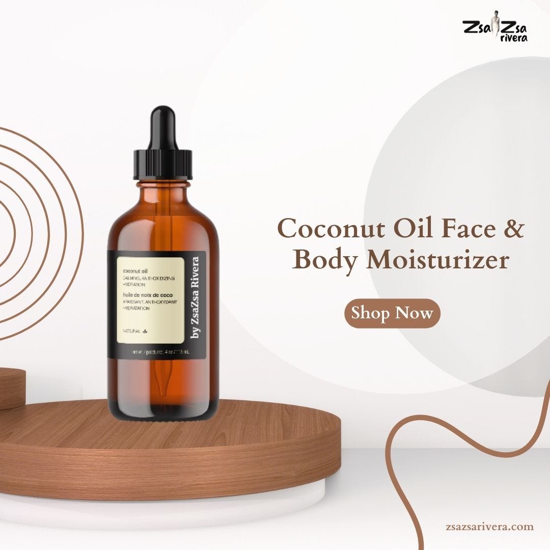 Coconut oil 2024 face moisturizer