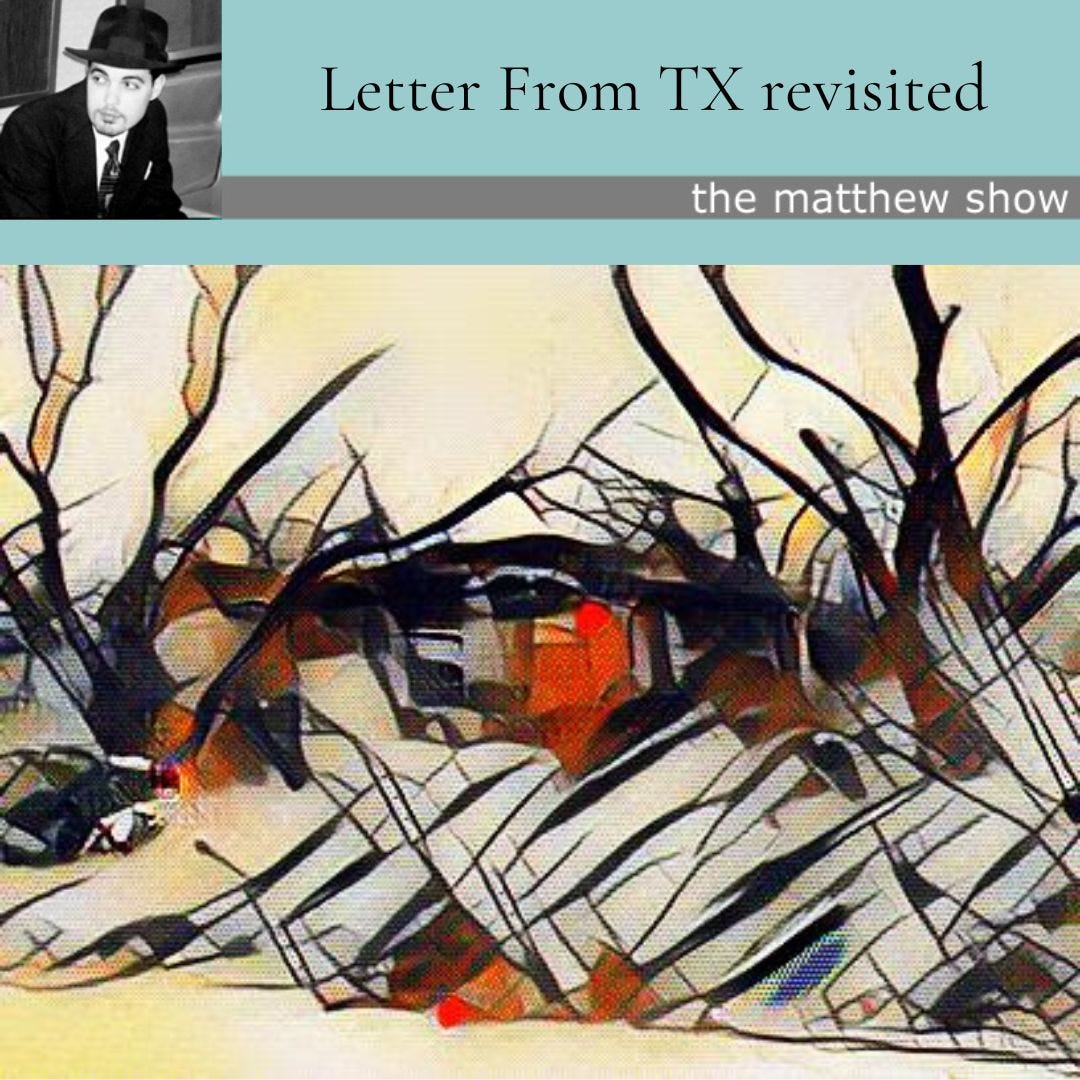 Letter From TX revisited: January 6, 2009