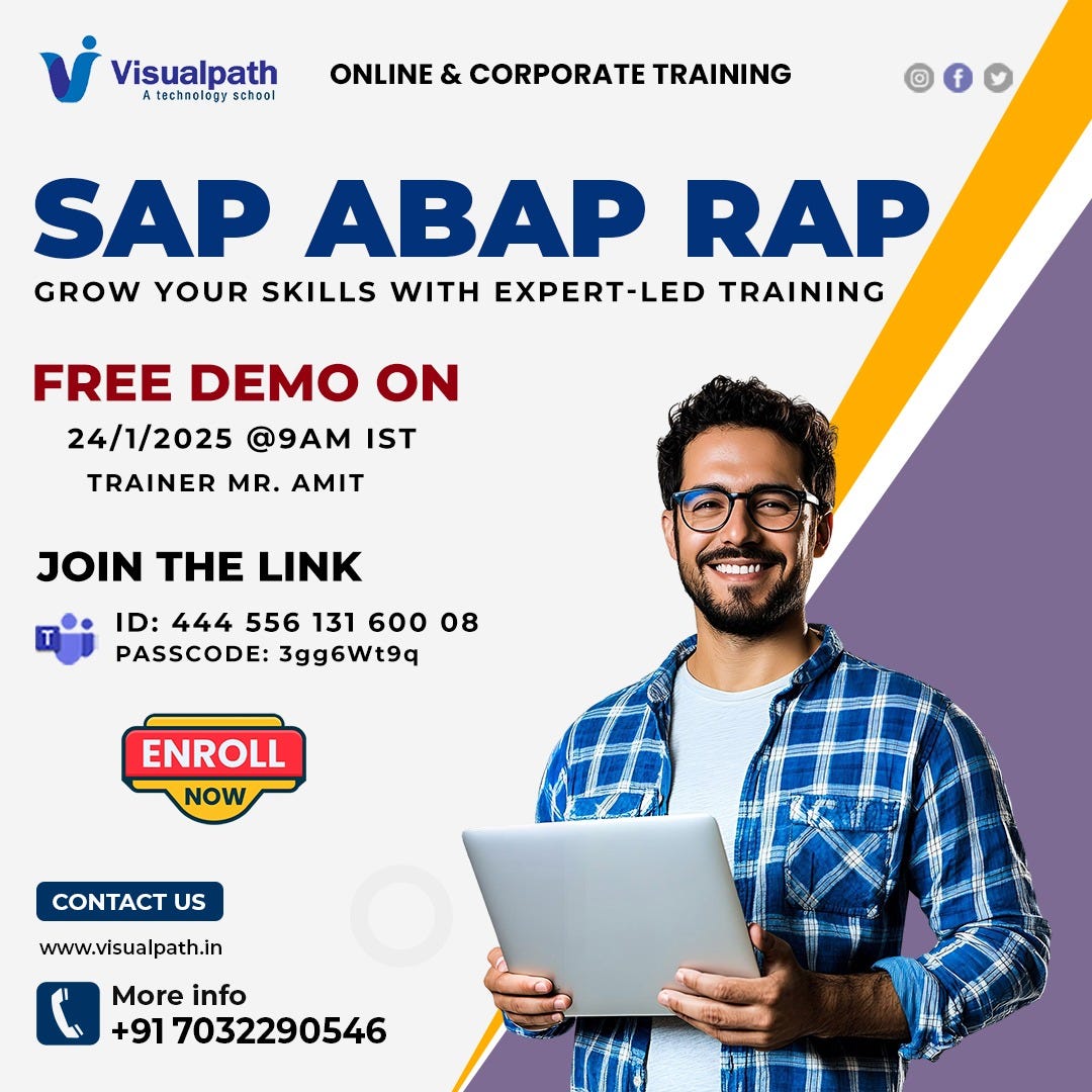 Free SAP ABAP RAP Live Demo — Join on 24th Jan!