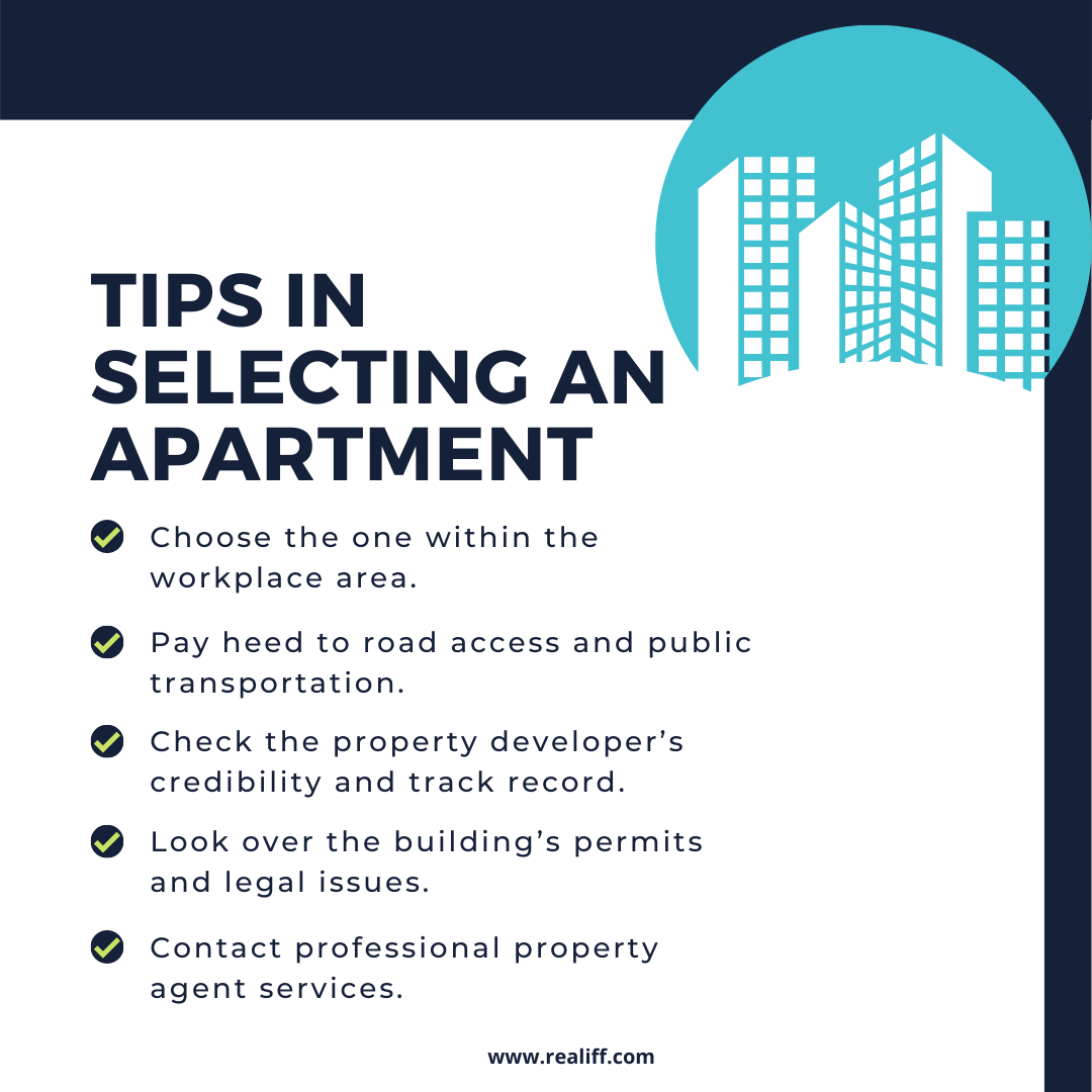 Tips for selecting an apartment Realiff Real estate Rebate Network