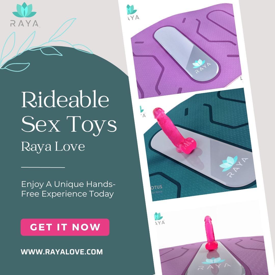 Rideable Sex Toys Enjoy A Unique Hands-Free Experience Today - Raya Love 