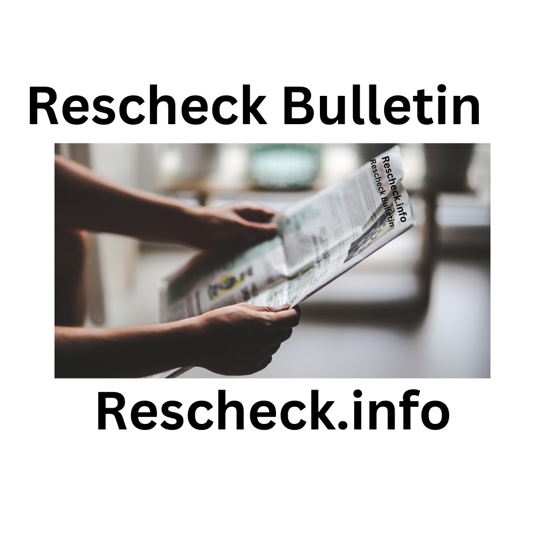 RescheRescheck Bulletin REScheck Medium Rescherescheck bulletin rescheck medium