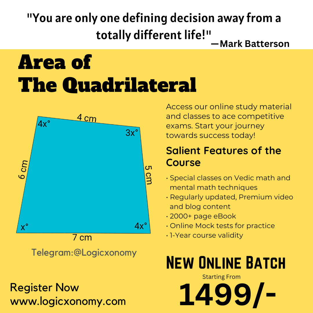 Find The Area Of A Quadrilateral Of Given Side Lengths By Rajnikant find-the-area-of-a-quadrilateral-of-given-side-lengths-by-rajnikant