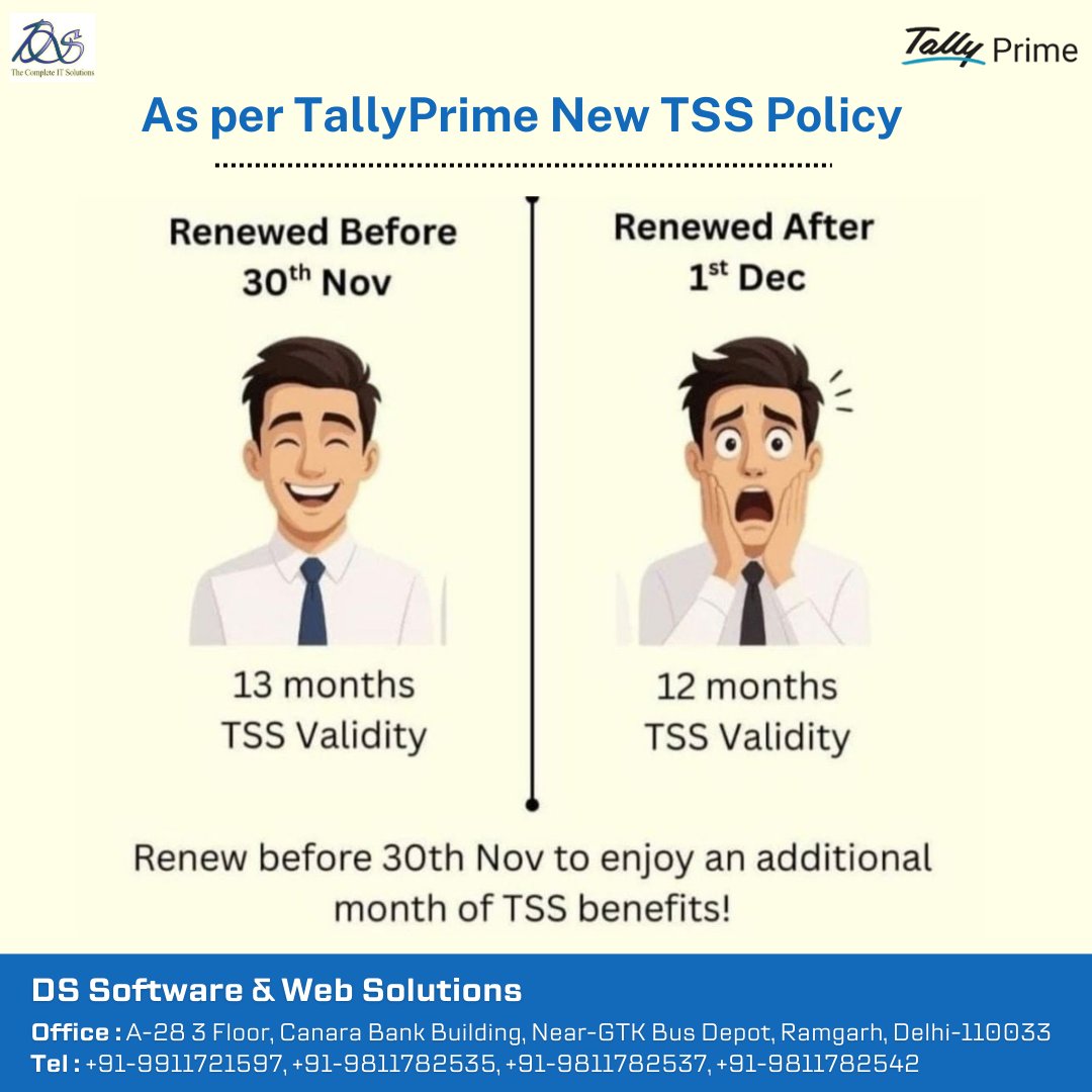 Renew Your Tally Software Subscription (TSS)