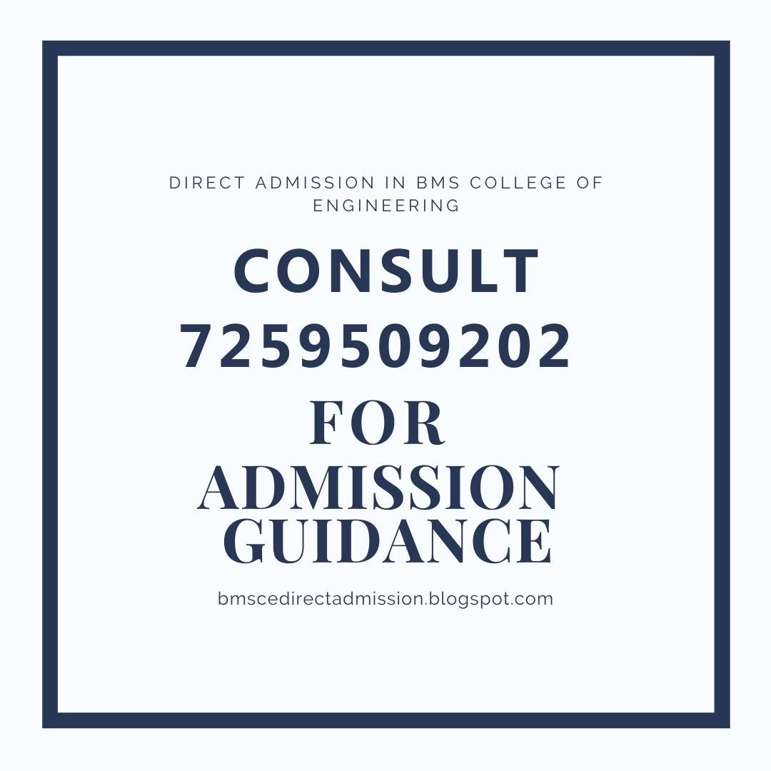 Direct Admission in BMS College of Engineering by SK Singh Medium