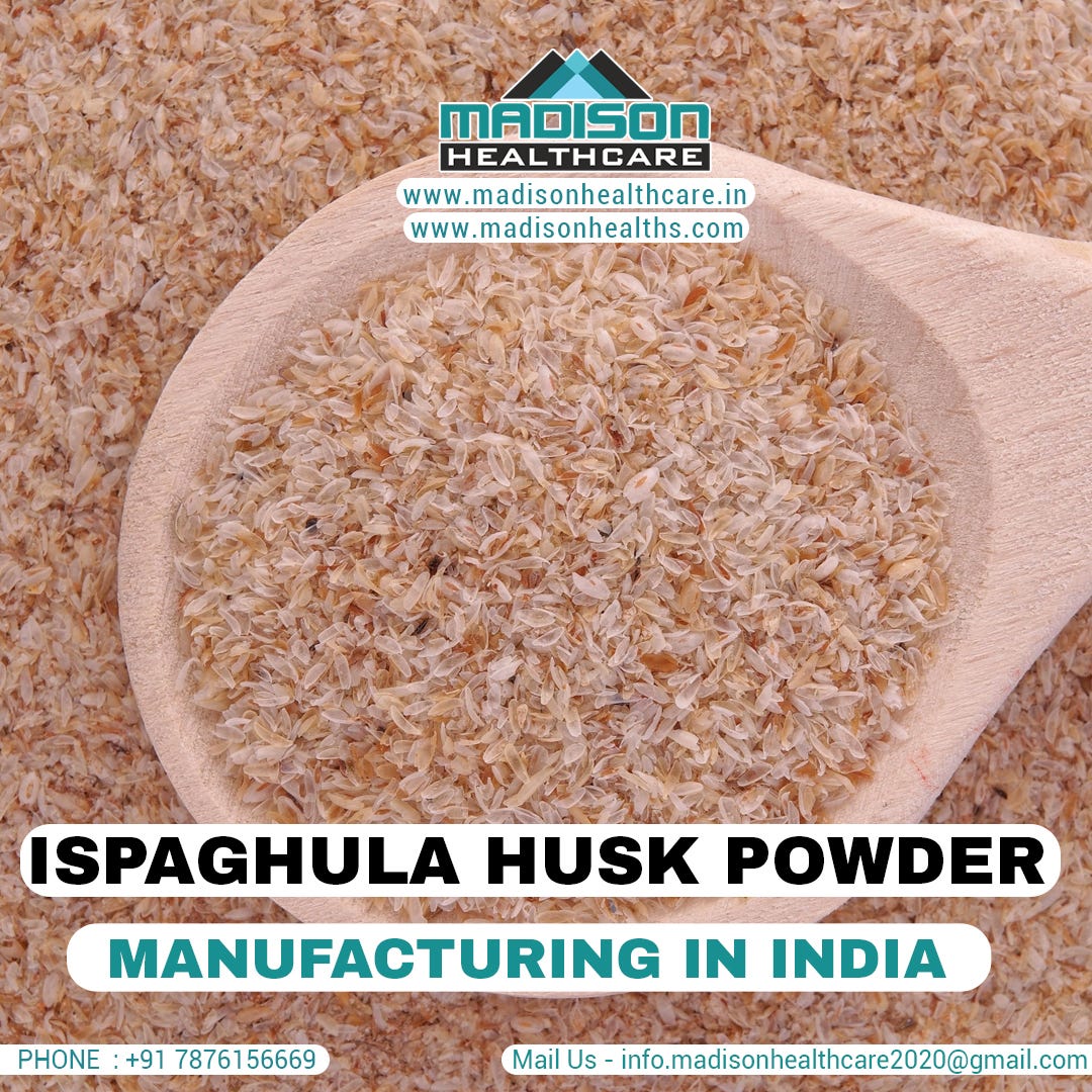 Ispaghula Husk Powder Madison Healthcare Medium