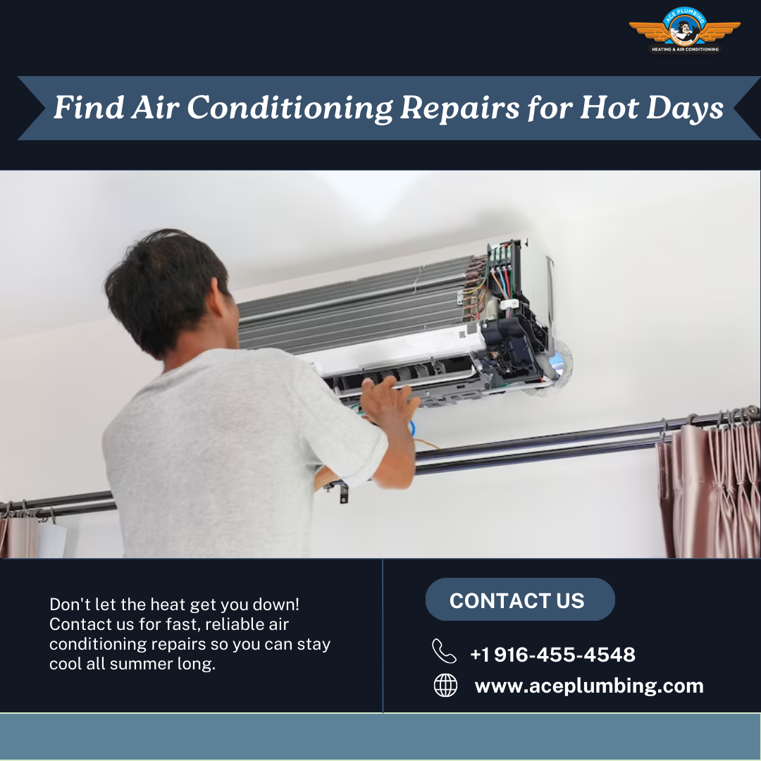 Find Air Conditioning Repairs for Hot Days - Ace plumbing - Medium