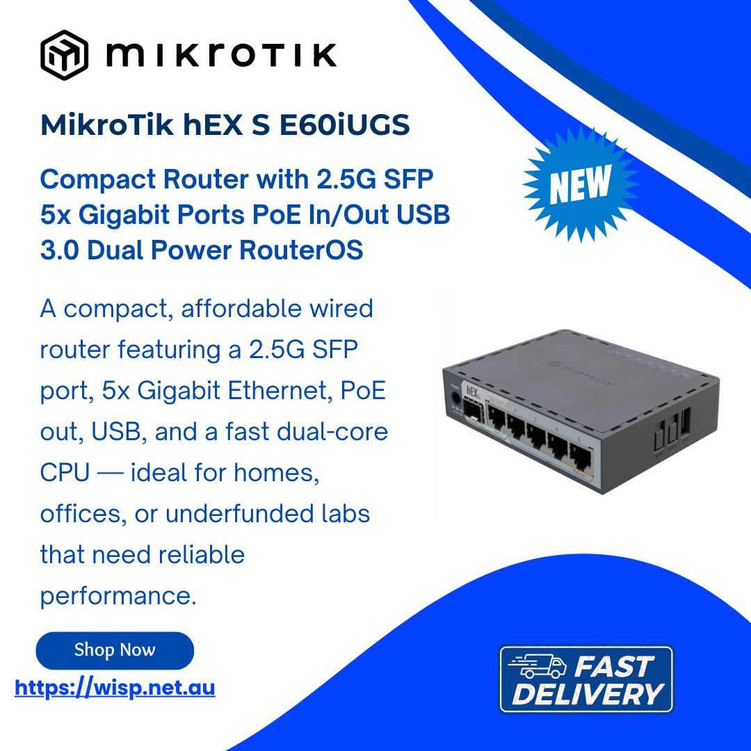 Unpacking the MikroTik hEX S (E60iUGS)Power Meets Portability.