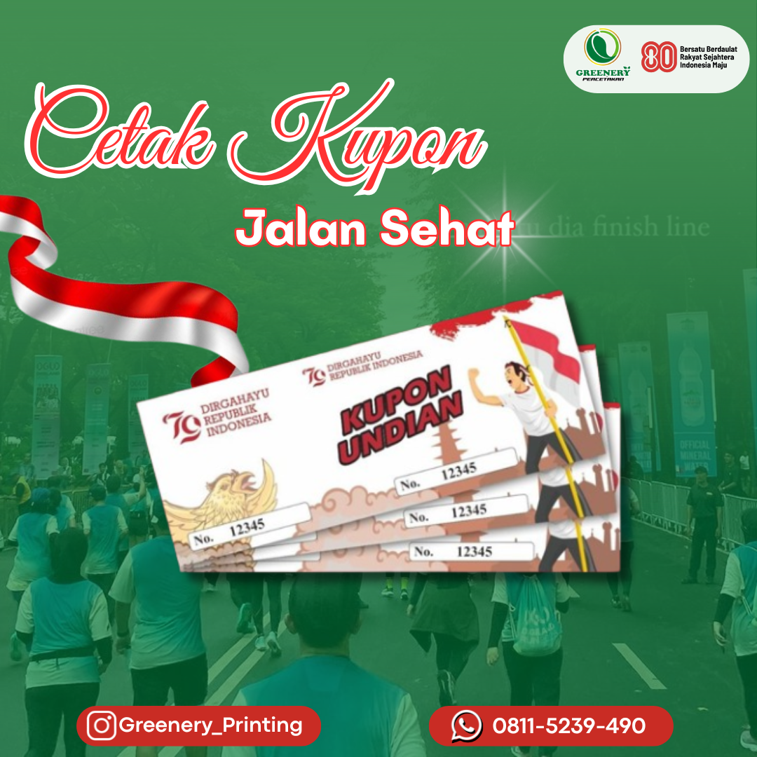 CETAK KUPON HUT RI TERMURAH DI PALANGKARYA