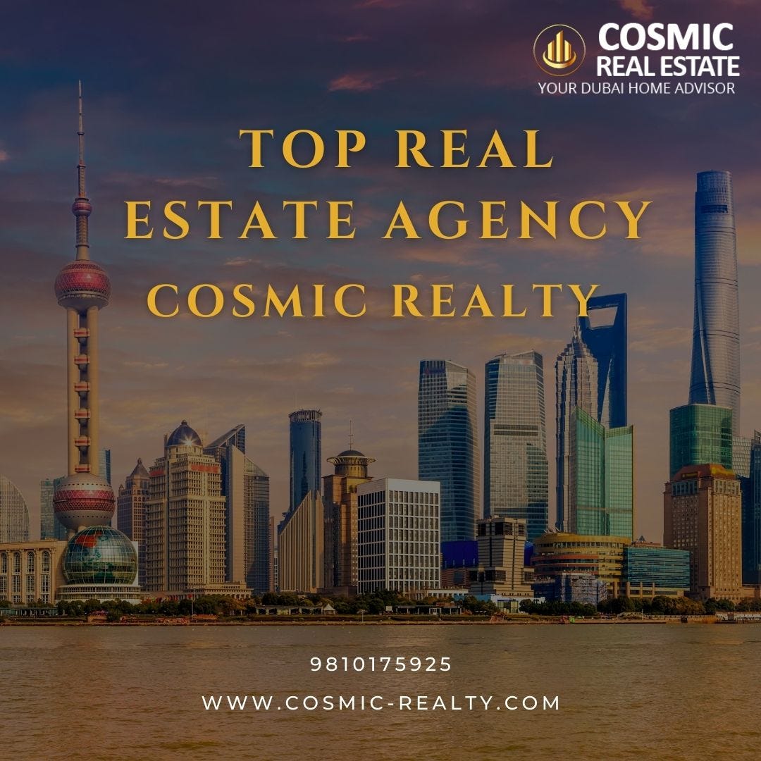 Top Real Estate Agency — Cosmic Realty Cosmic Real Estate Medium