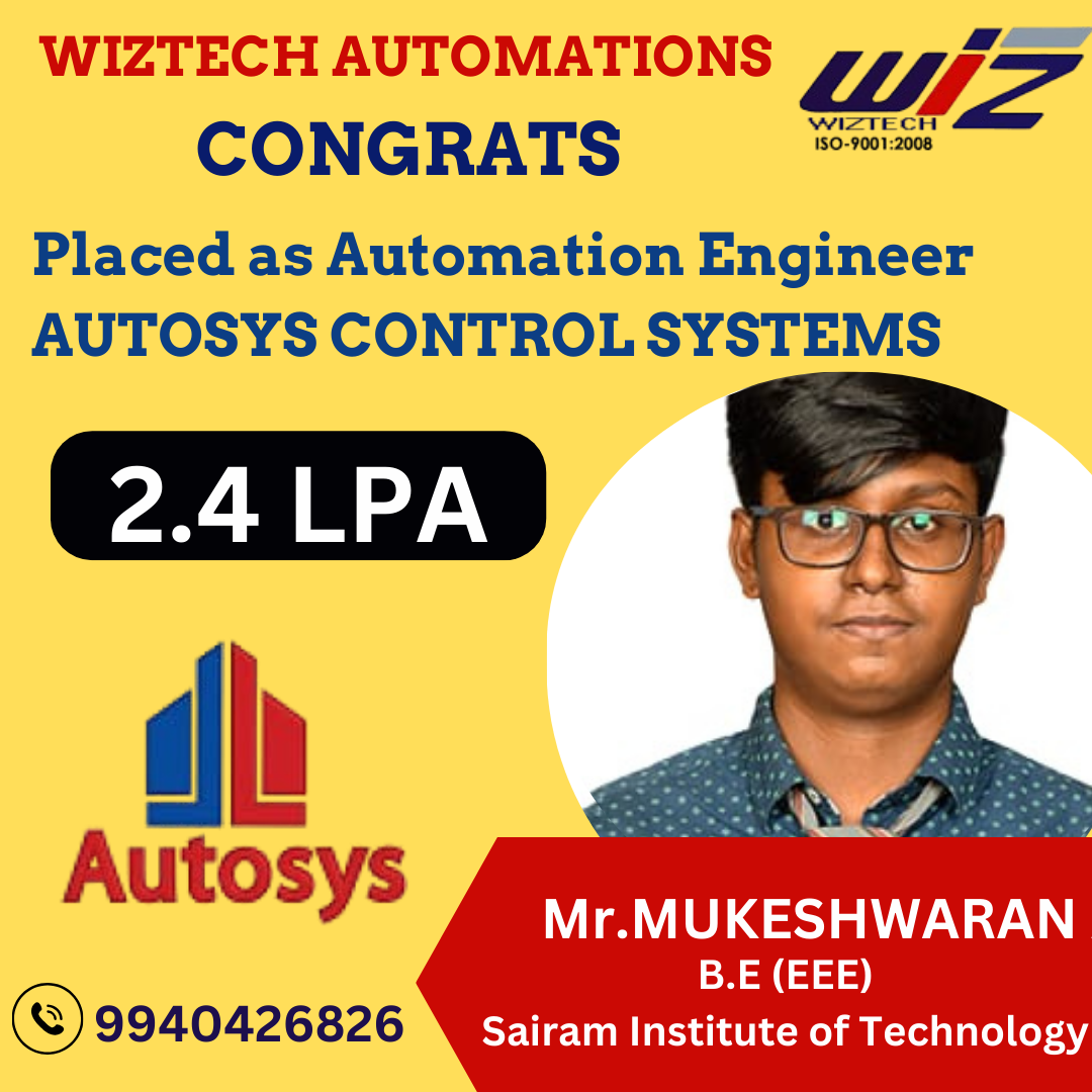 PLC TRAINING IN CHENNAI