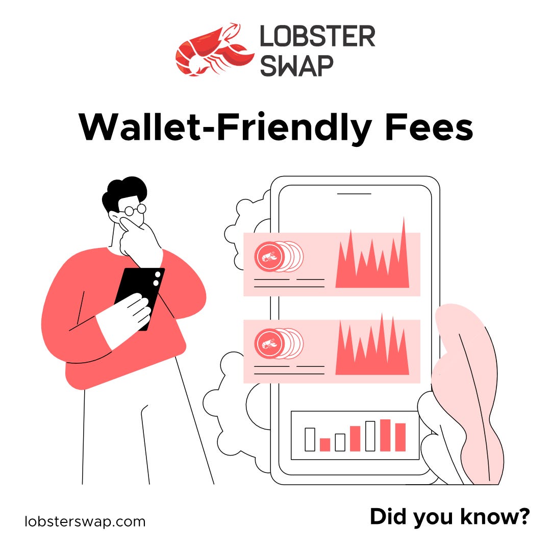 WalletFriendly Fees Lobsterswap Medium