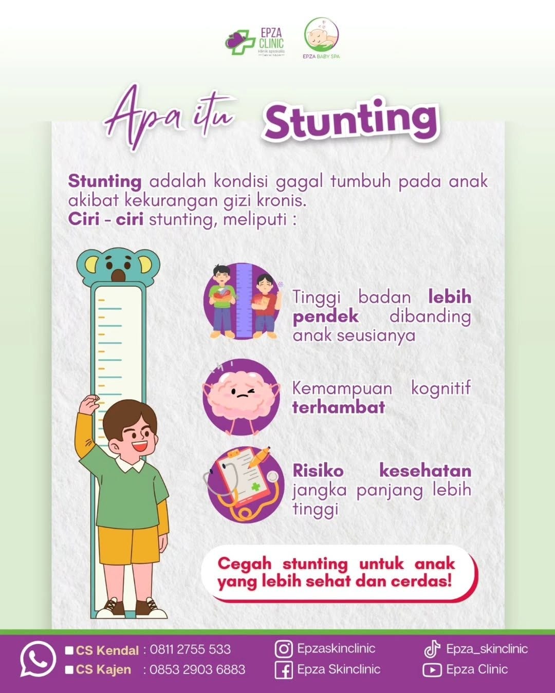Stunting Kota Semarang TERDEKAT Epza Clinic Kendal