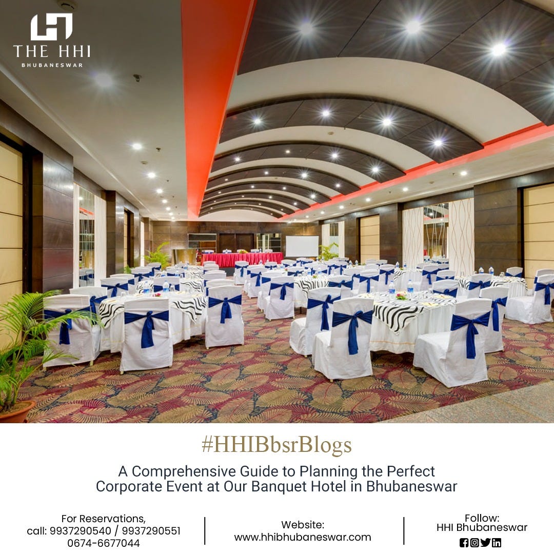 A Comprehensive Guide to Plan your Corporate Event at Our Luxury