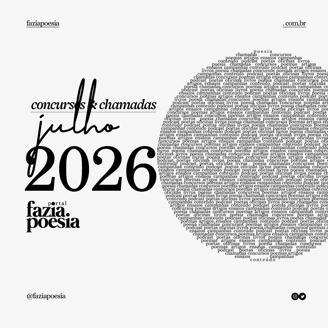 6 concursos e 2 chamadas de poesia para julho de 2026