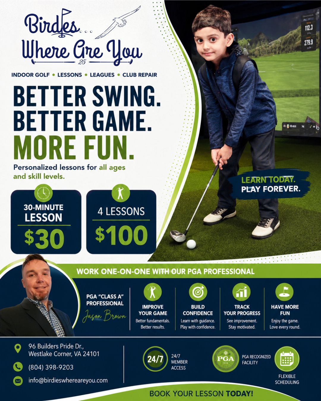 🏌️‍♂️ Better Swing. Better Game. More Fun.⁠