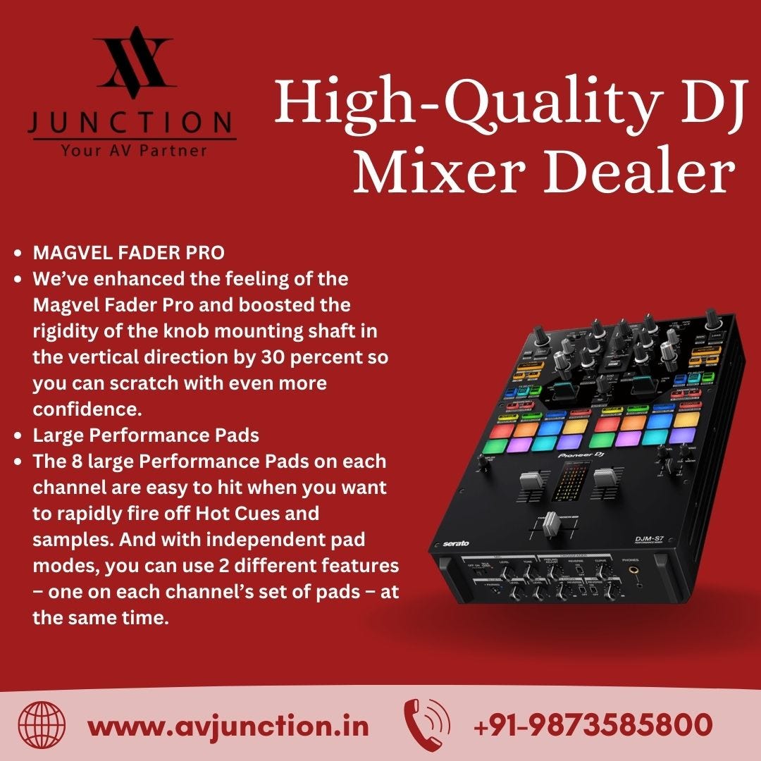 HighQuality DJ Mixer Dealer AV Junction Medium