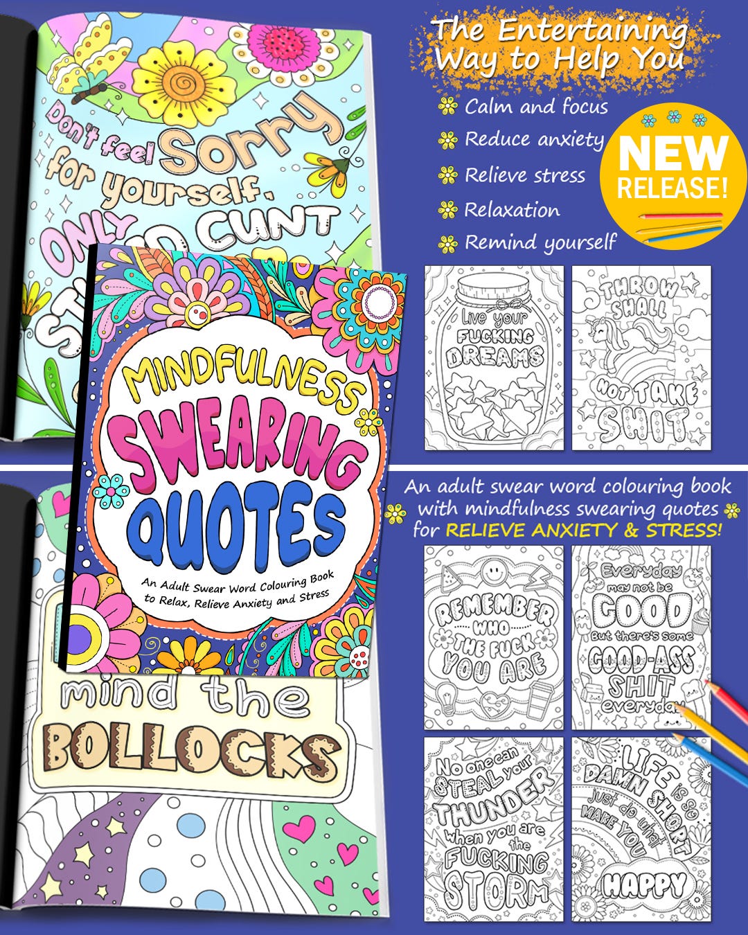 Swear Word Coloring Book for Adults - Book Creators