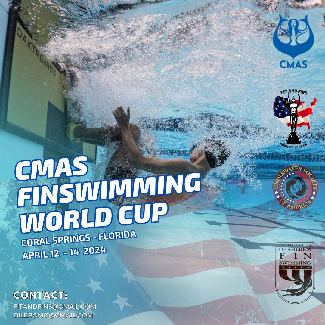 🔴CMAS Finswimming World Cup 2024 Round 3 — Coral Springs Livestream