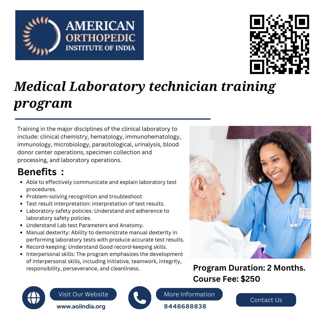 Unlock the world of diagnostics with our Medical Laboratory Technician