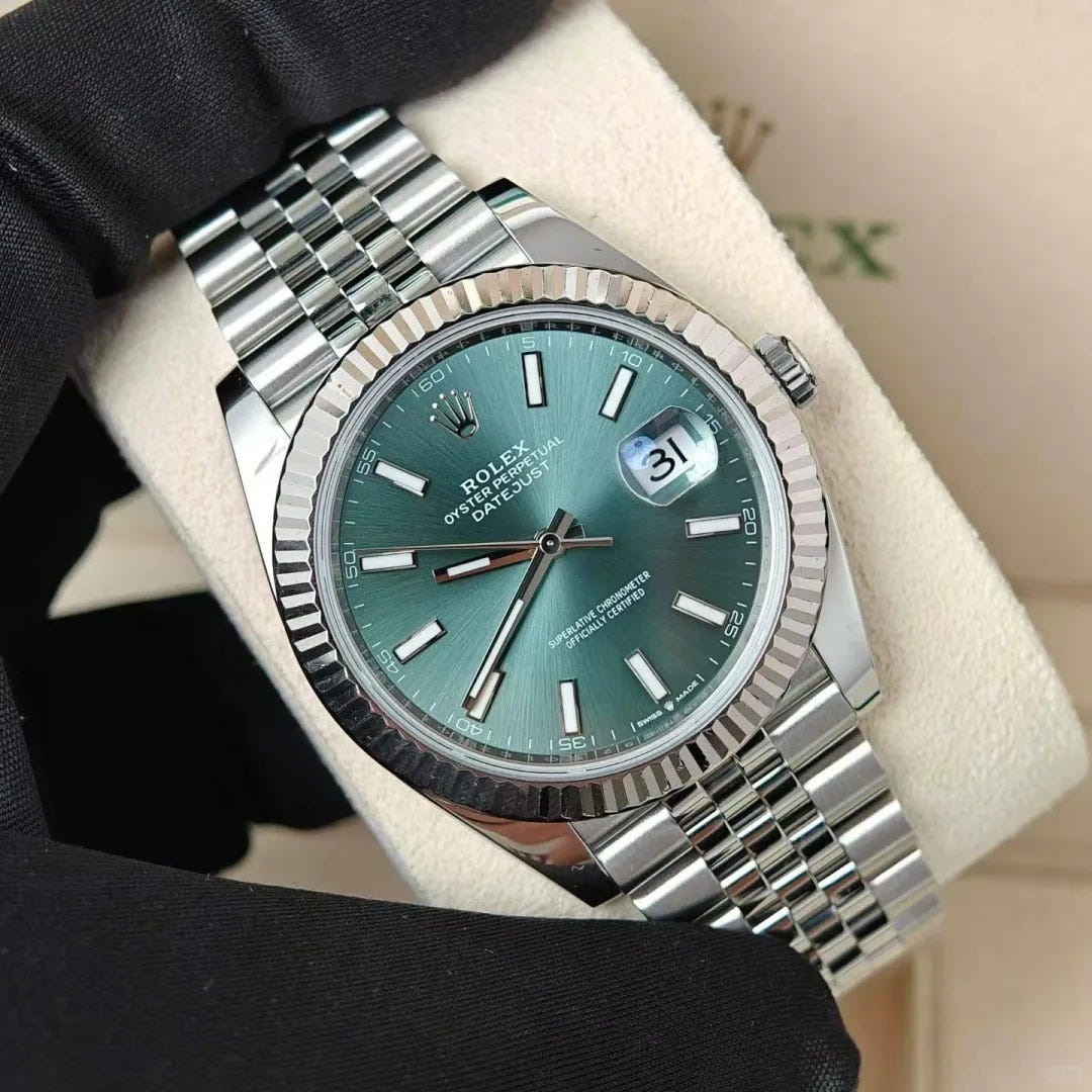 Why the Mint Green Datejust 41 Works Better on Wrist Than in Photos