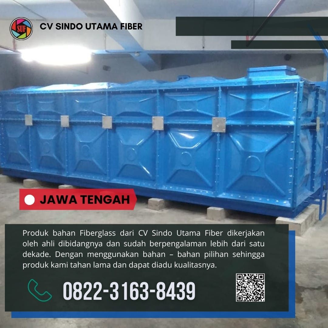 Wa: 0822–3163–8439, Tangki Fiberglass Mulai Dari 500 L Hingga Custom Di Purworejo