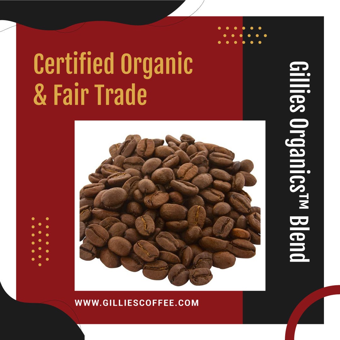 Illustration of Small Scale Organic Fair Trade Coffee