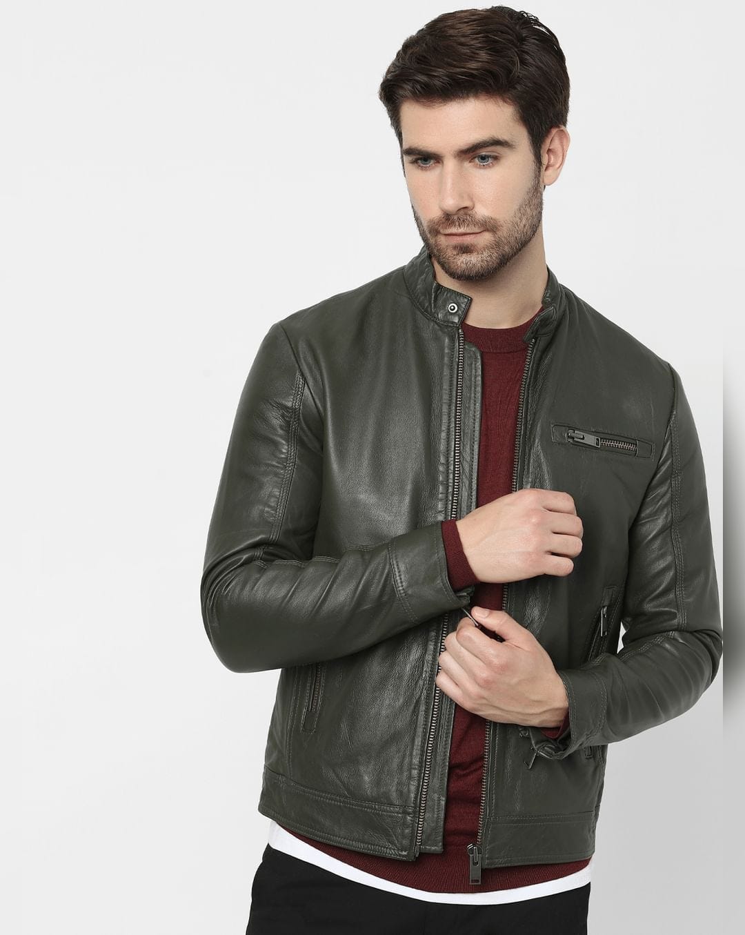 Buy Men's Leather Jackets from Selected Homme - Simon Joseph - Medium