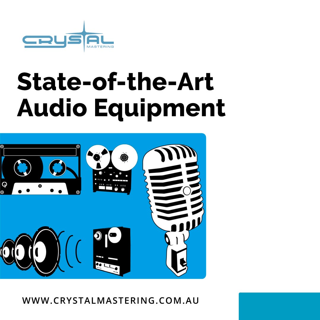 StateoftheArt Audio Equipment Crystal Mastering Medium