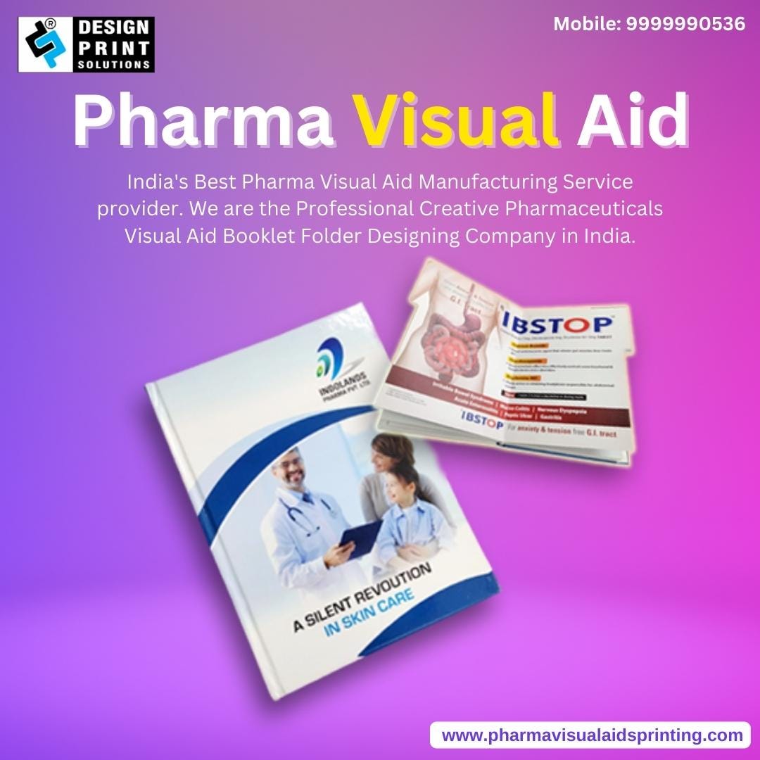 How effective is the use of visual aids in promoting pharmaceutical
