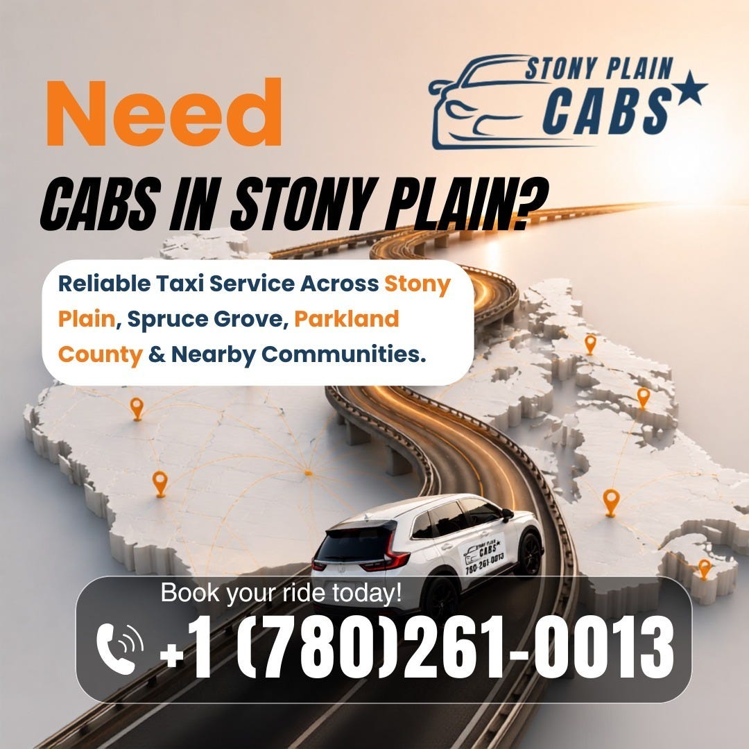 Professional Taxi Services in Stony Plain & Spruce Grove You Can Trust