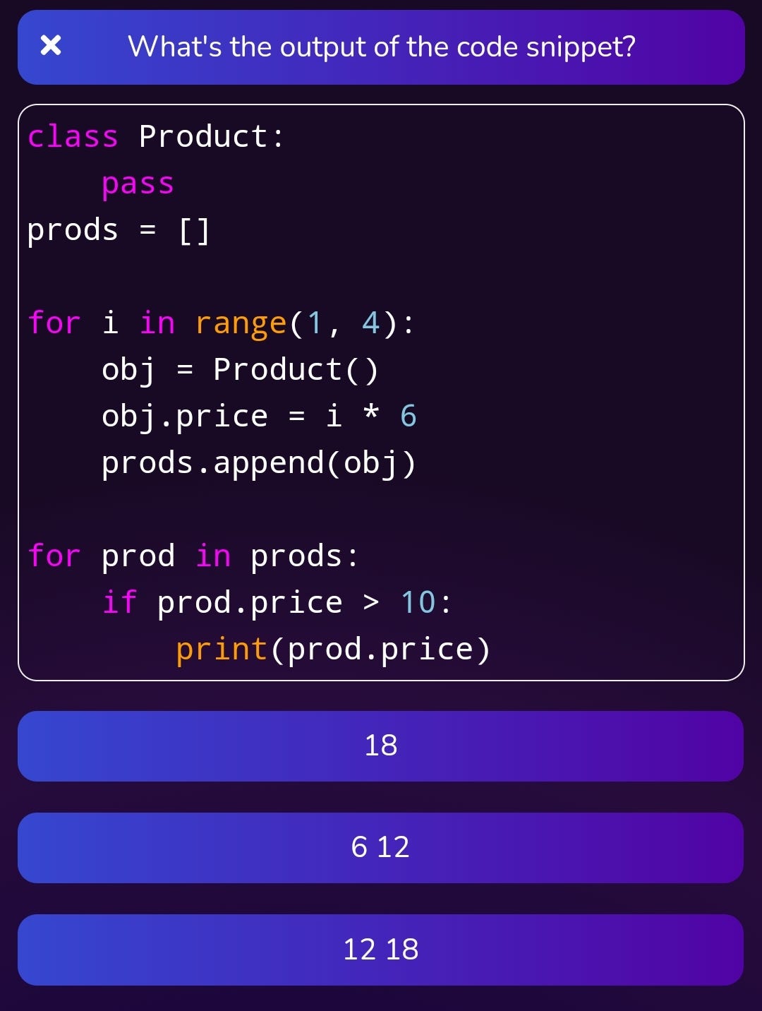 What is the output of following Python Code? - Python Coding - Medium