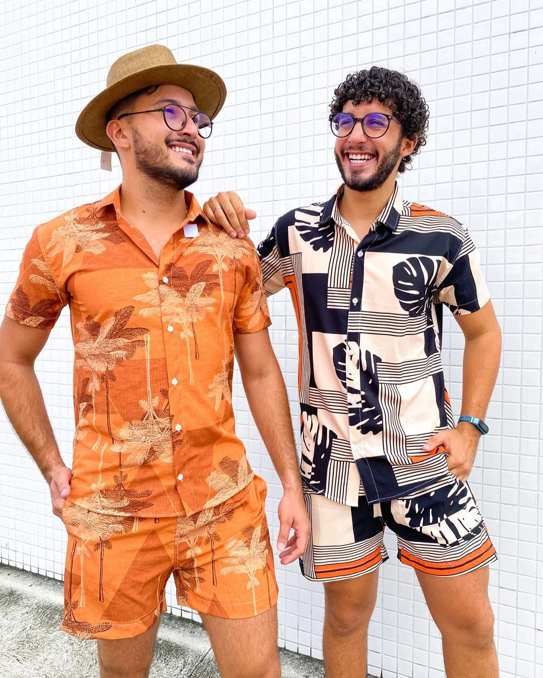 Conjunto Masculino Estampado Casual - Lojasediobr - Medium