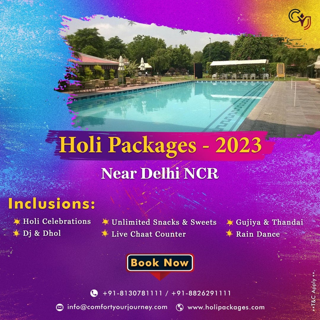 holi packages near kolkata