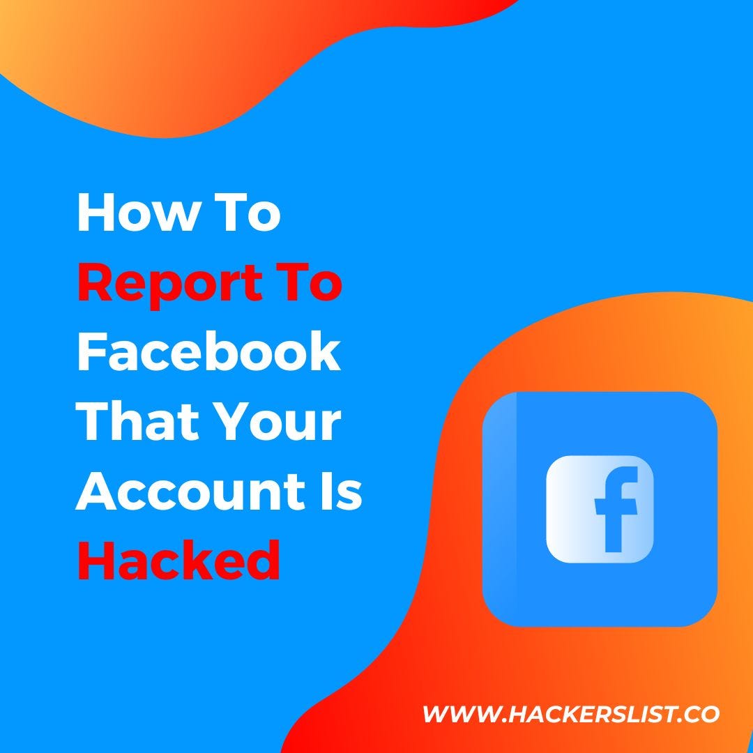 How To Report To Facebook That Your Account Is Hacked by Albert Zames